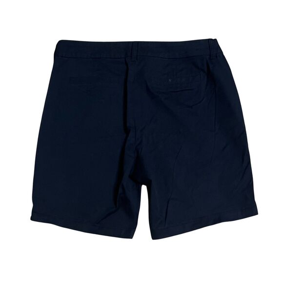 J CREW Women's Frankie Bermuda Navy Blue Chino Shorts 9" Inseam Sz 12 - Picture 3 of 6